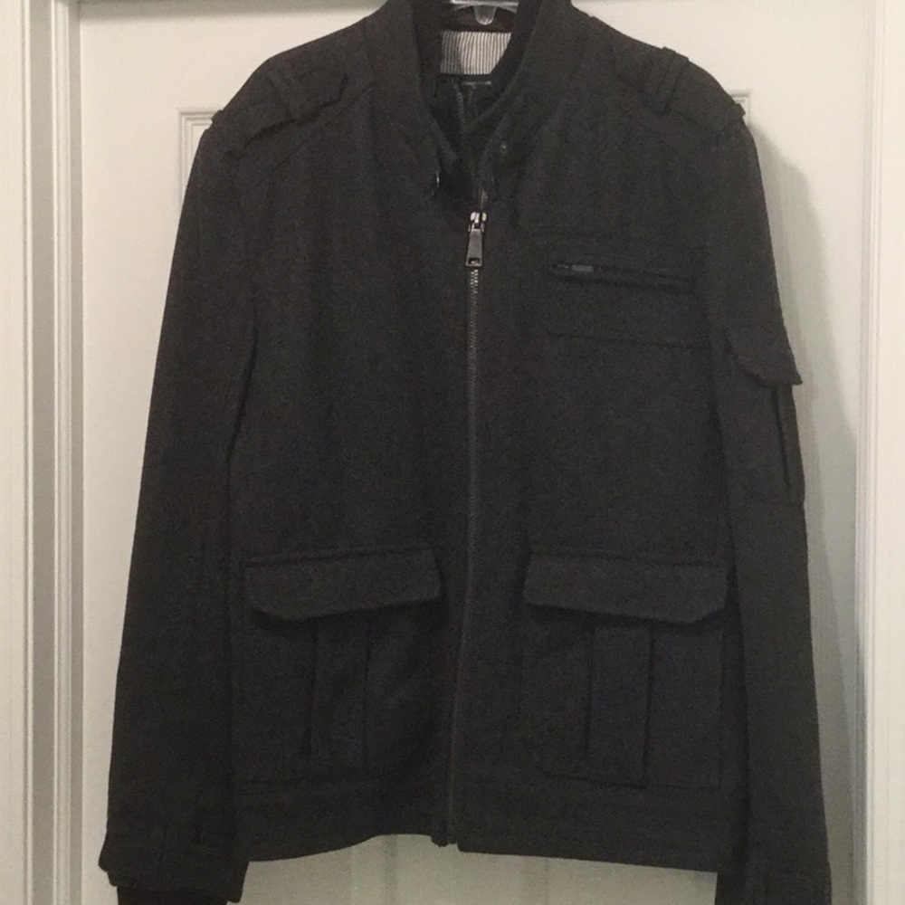 Men’s INC Bomber Style Jacket -Dark Grey
